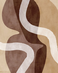 Earth Tone Abstraction No1 Print