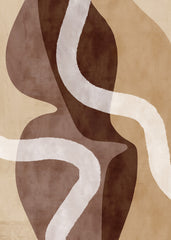 Earth Tone Abstraction No1 Print