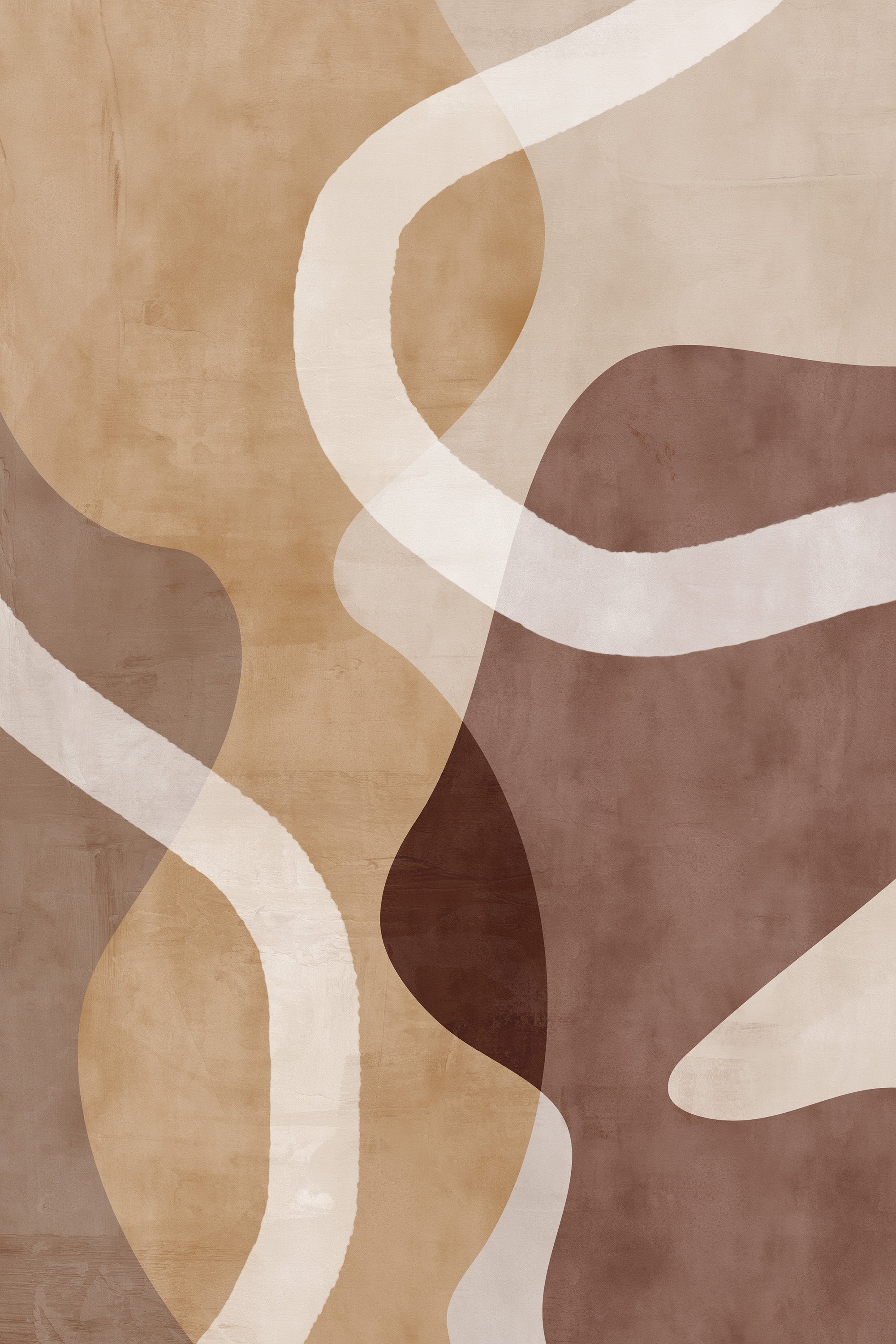 Earth Tone Abstraction No2 Print