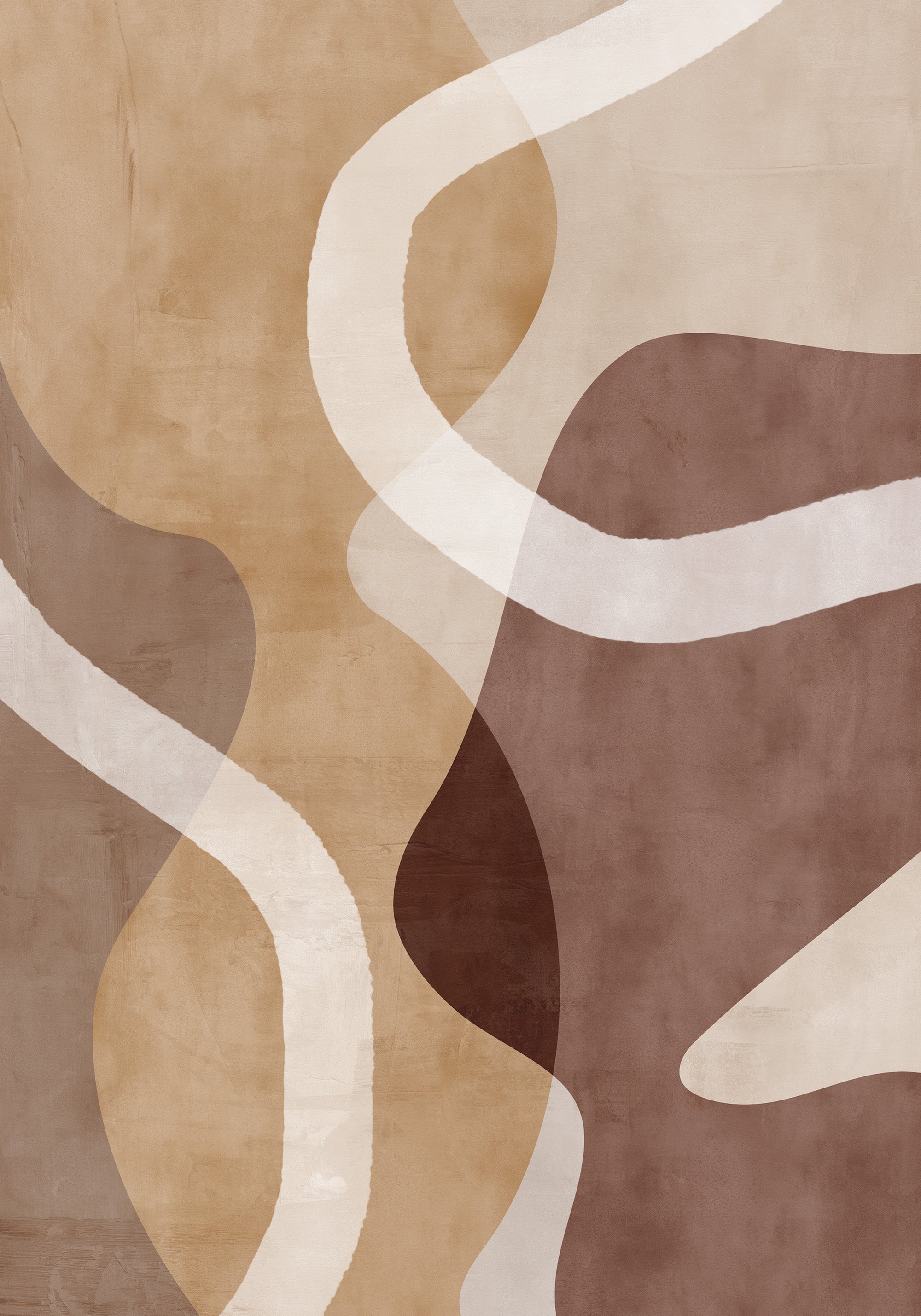 Earth Tone Abstraction No2 Print