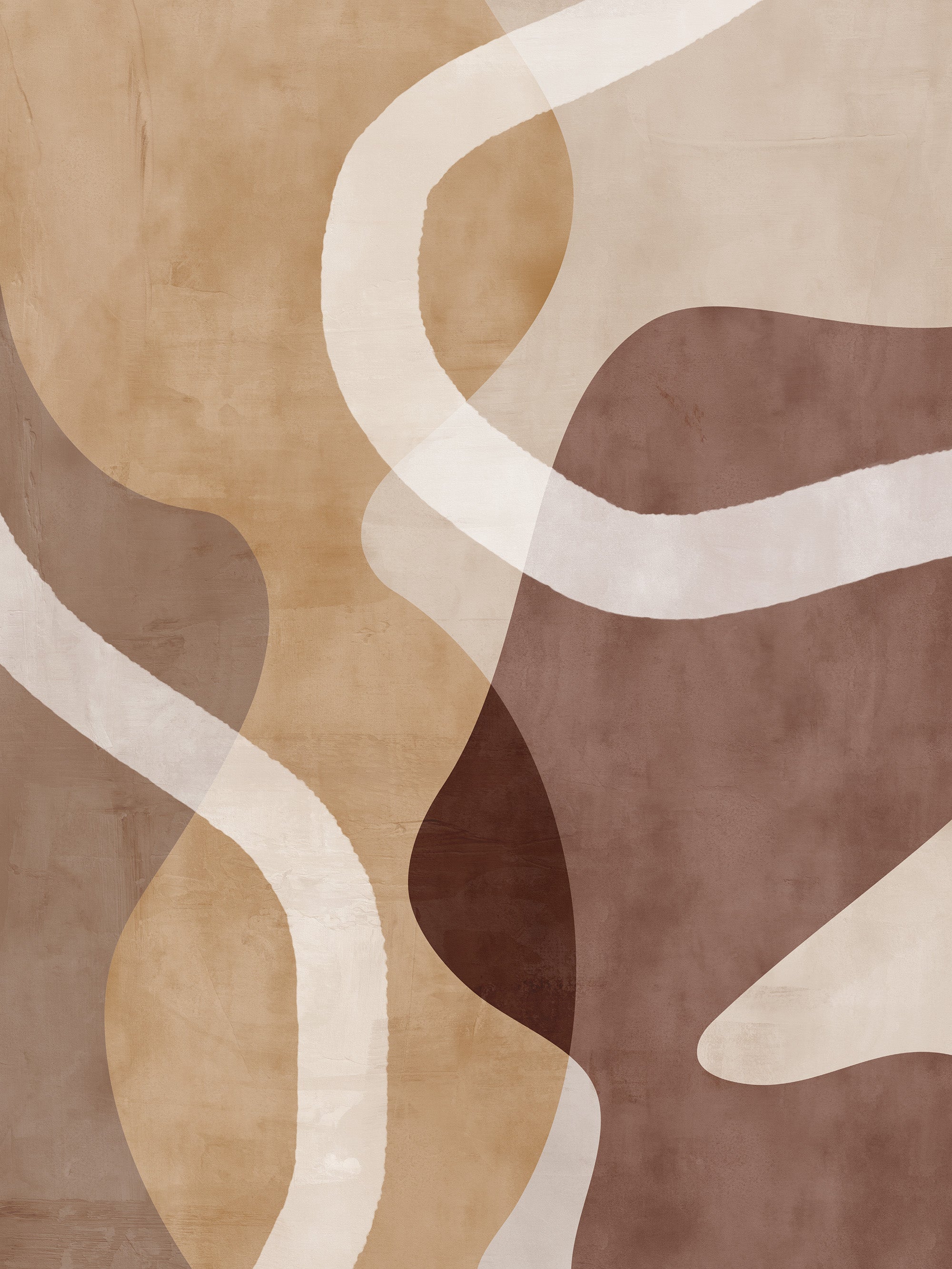 Earth Tone Abstraction No2 Print