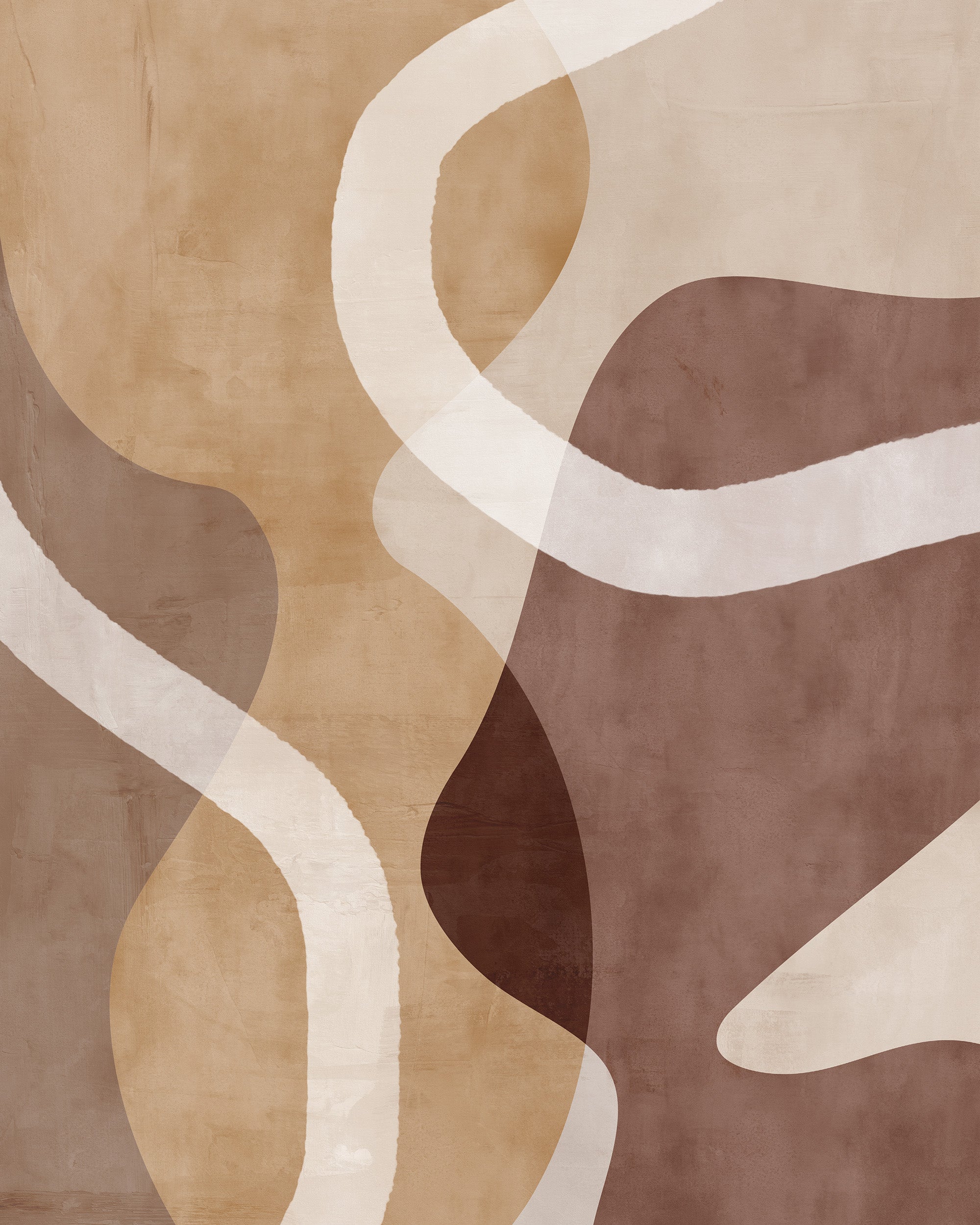 Earth Tone Abstraction No2 Print
