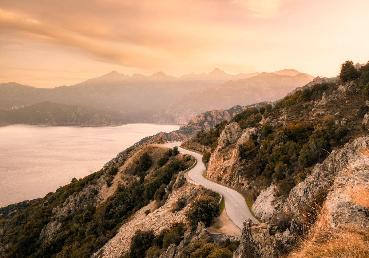 Winding Coast Road Print