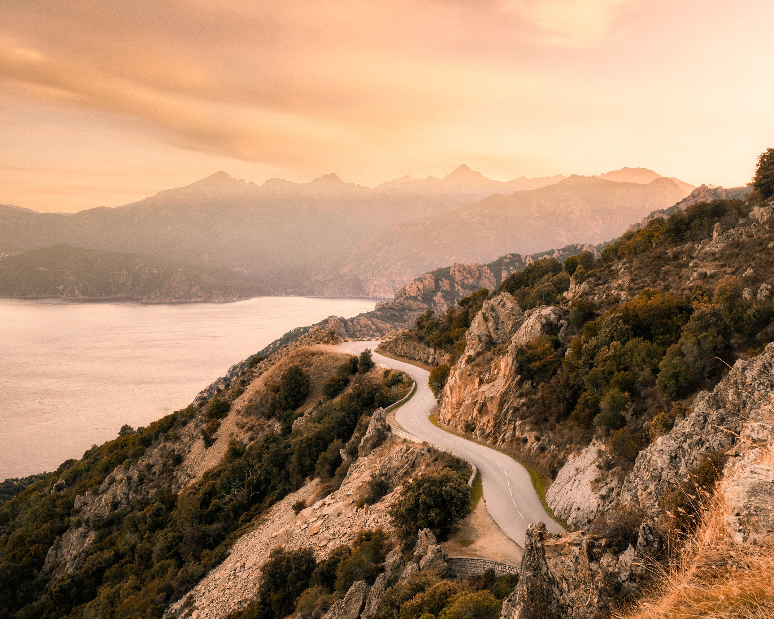 Winding Coast Road Print