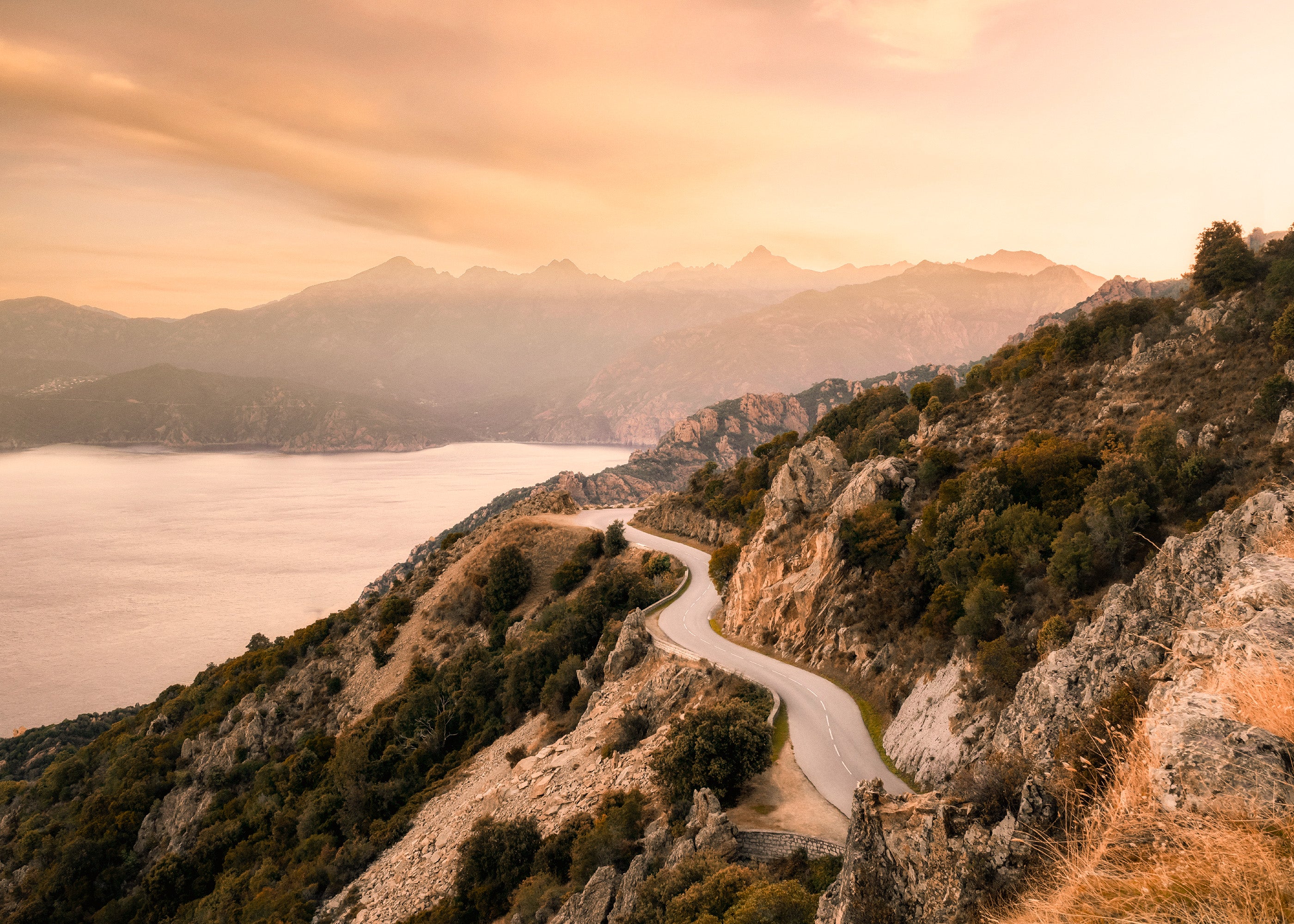 Winding Coast Road Print