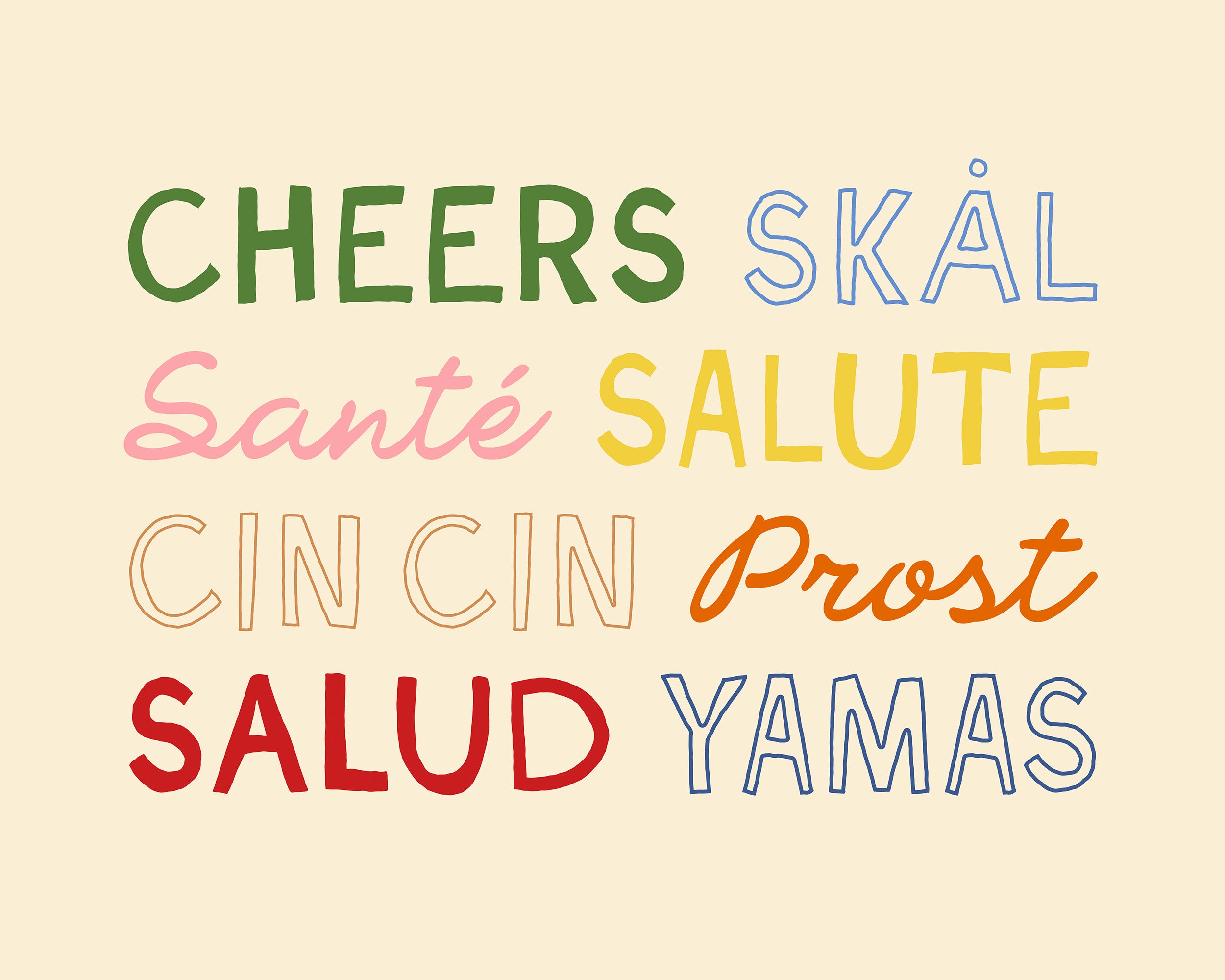 Cheers Print