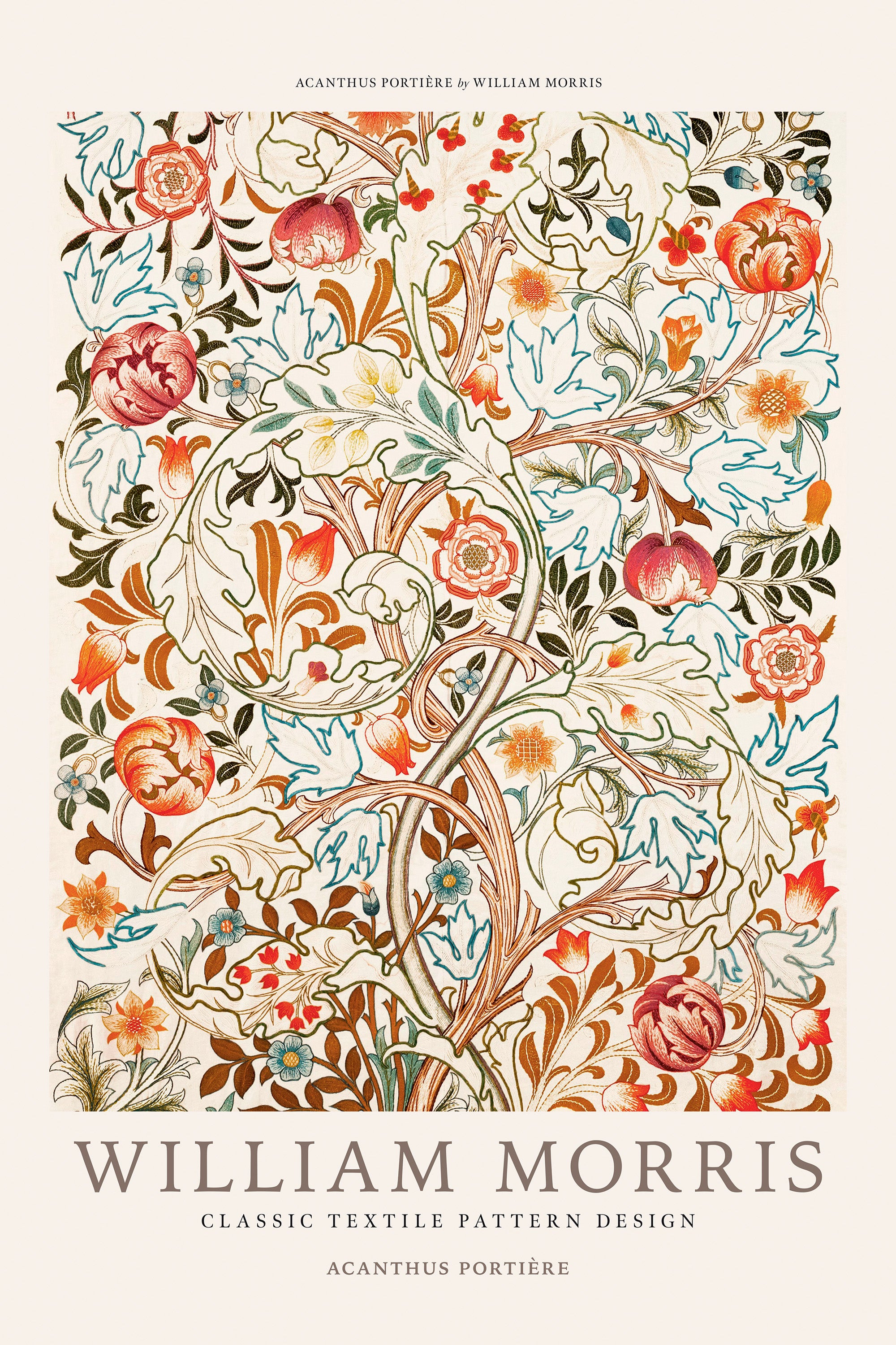 William Morris - Acanthus Portière Poster