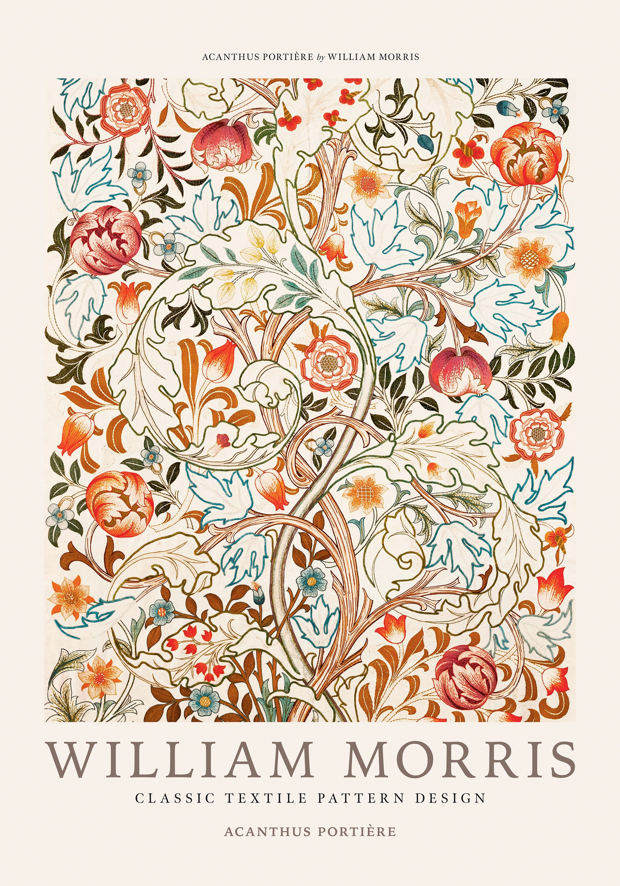 William Morris - Acanthus Portière Poster