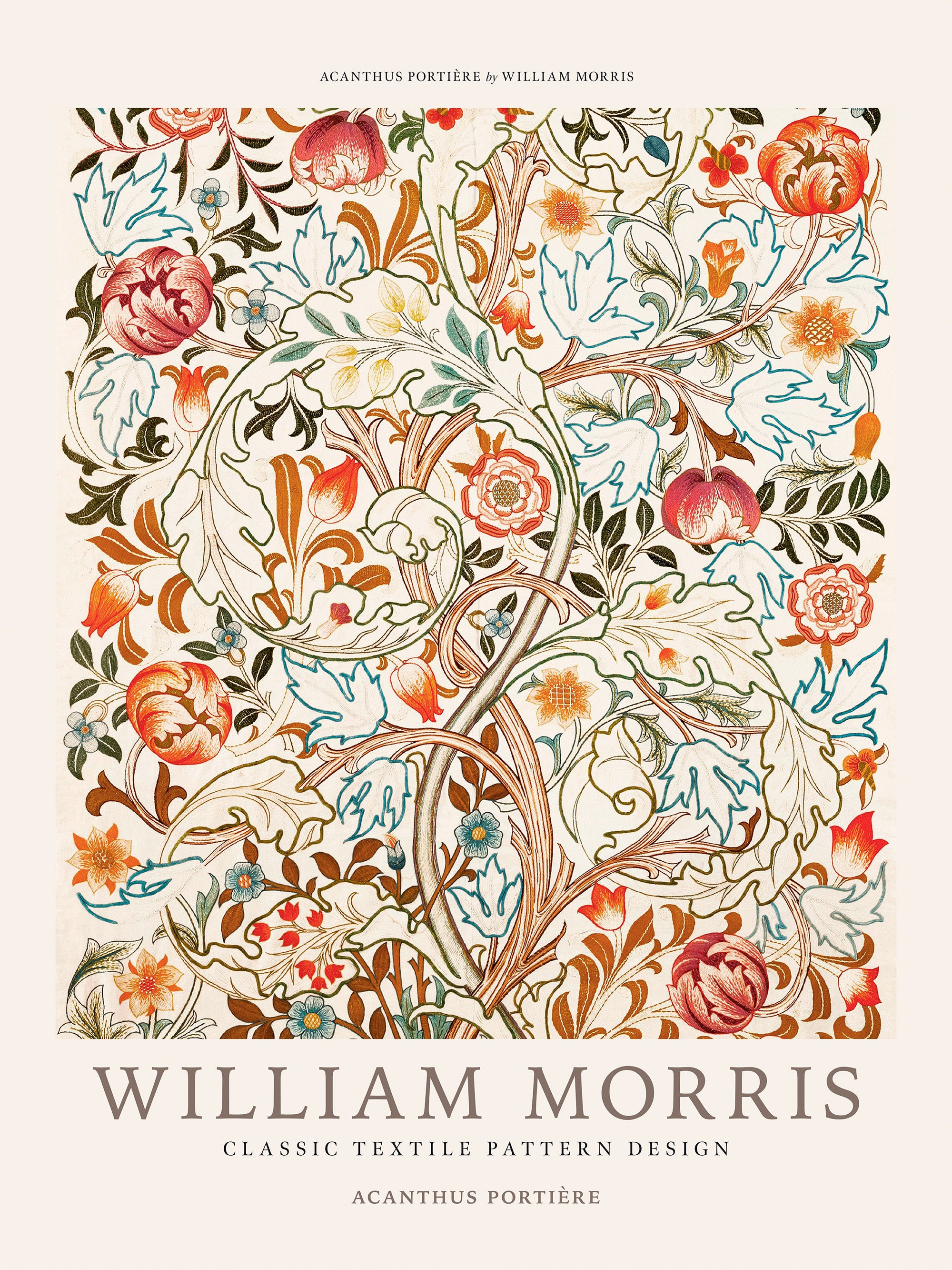 William Morris - Acanthus Portière Poster