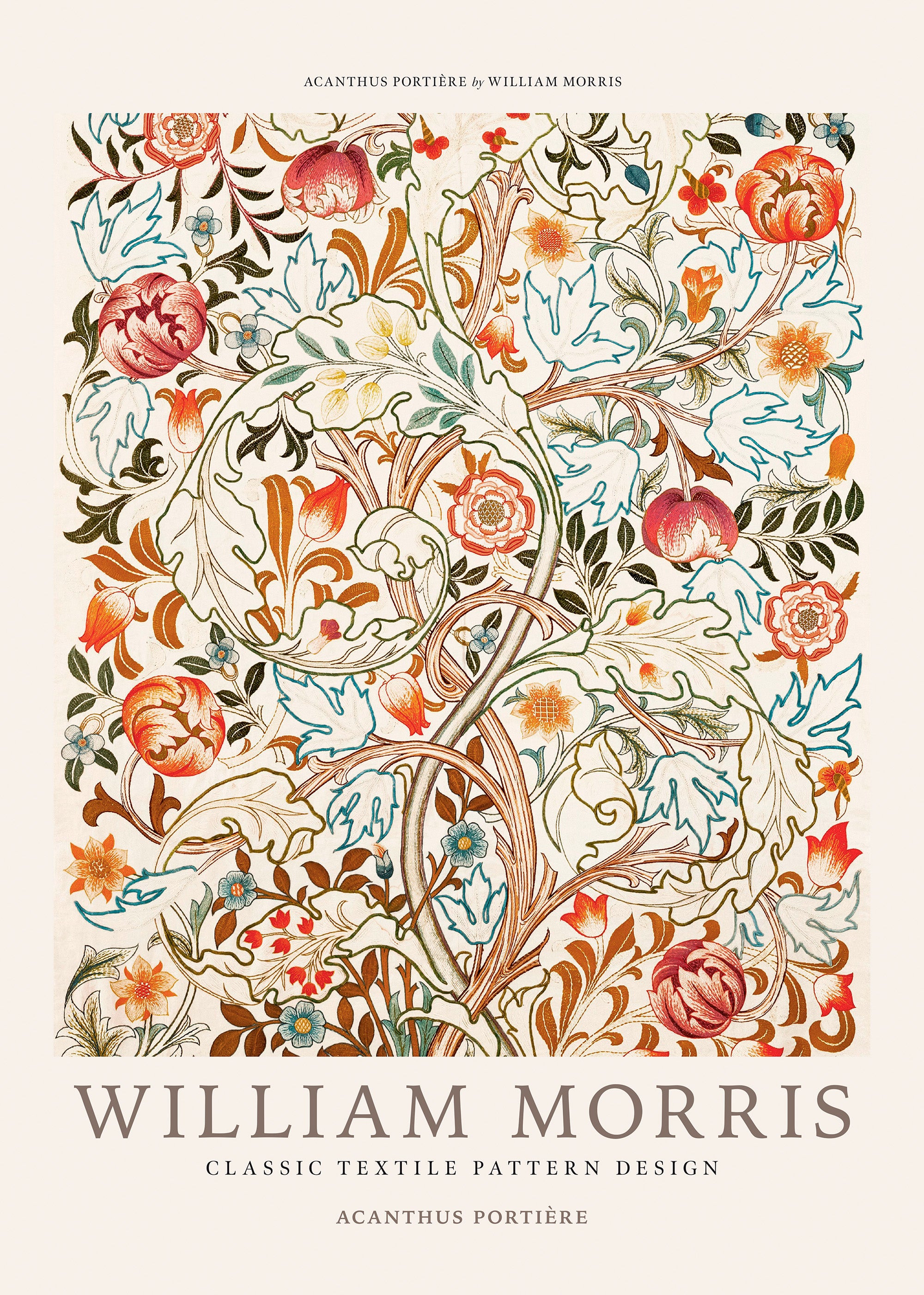 William Morris - Acanthus Portière Poster