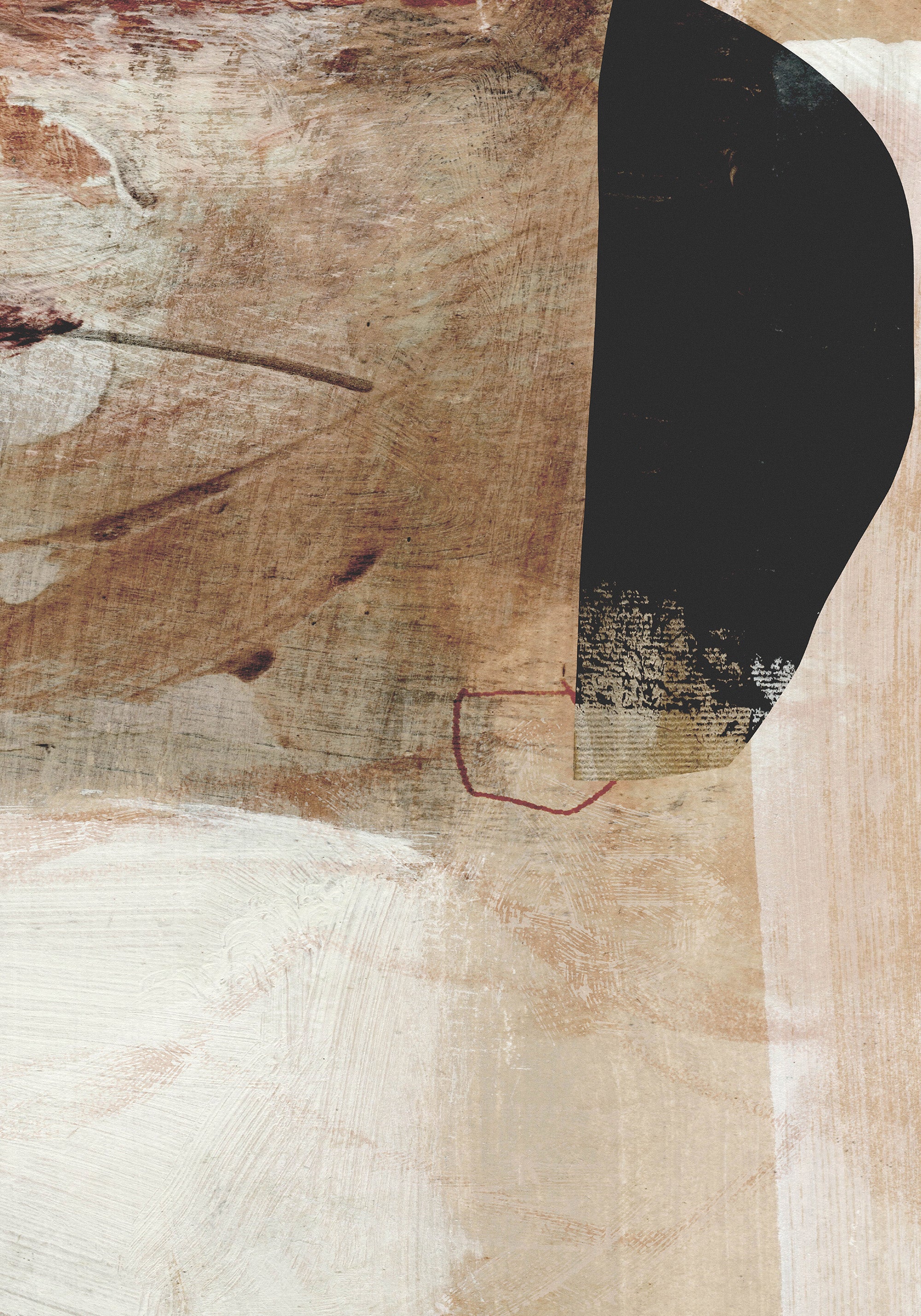 Dan Hobday - Earth Layers No3 Print