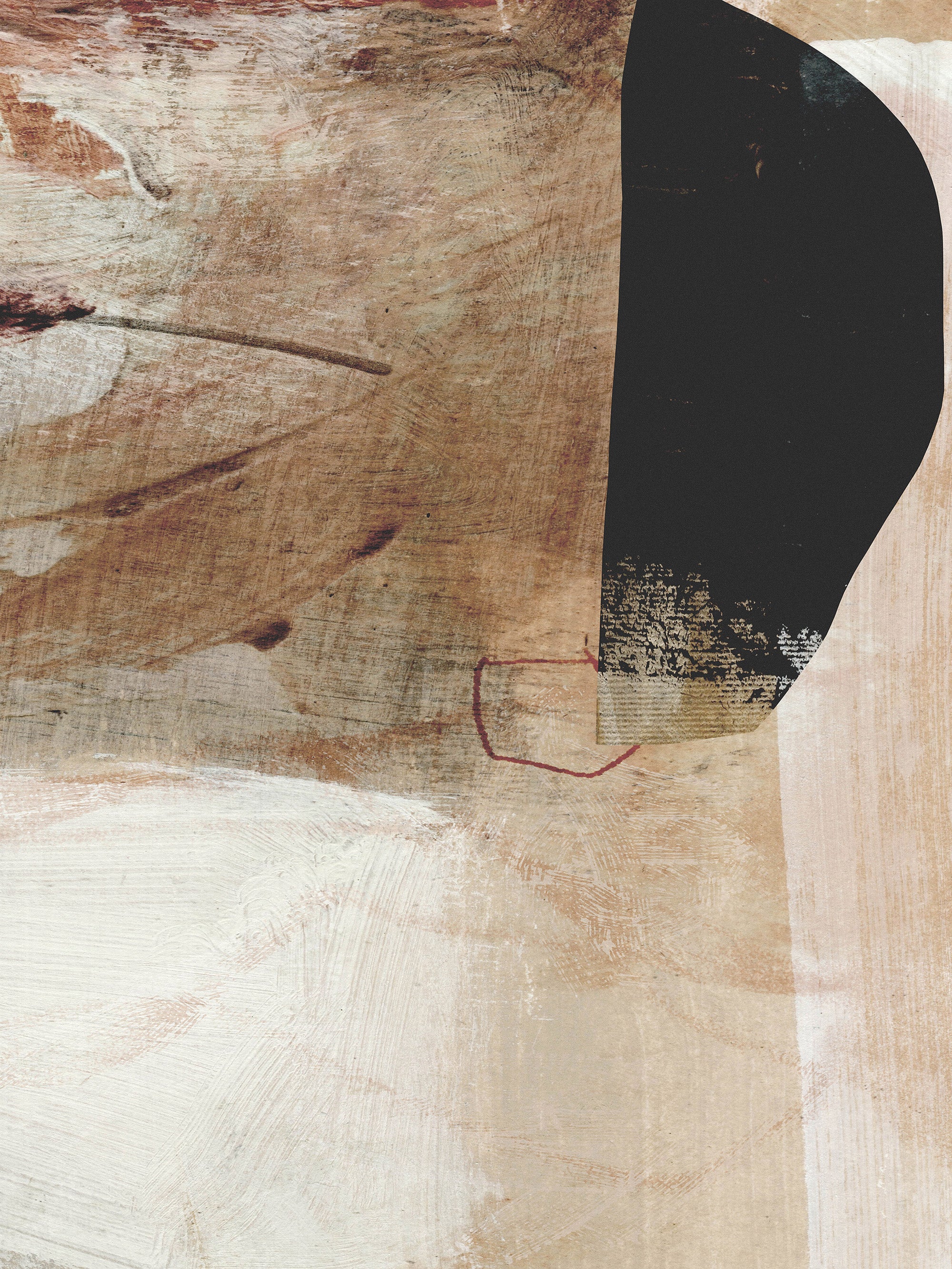 Dan Hobday - Earth Layers No3 Print
