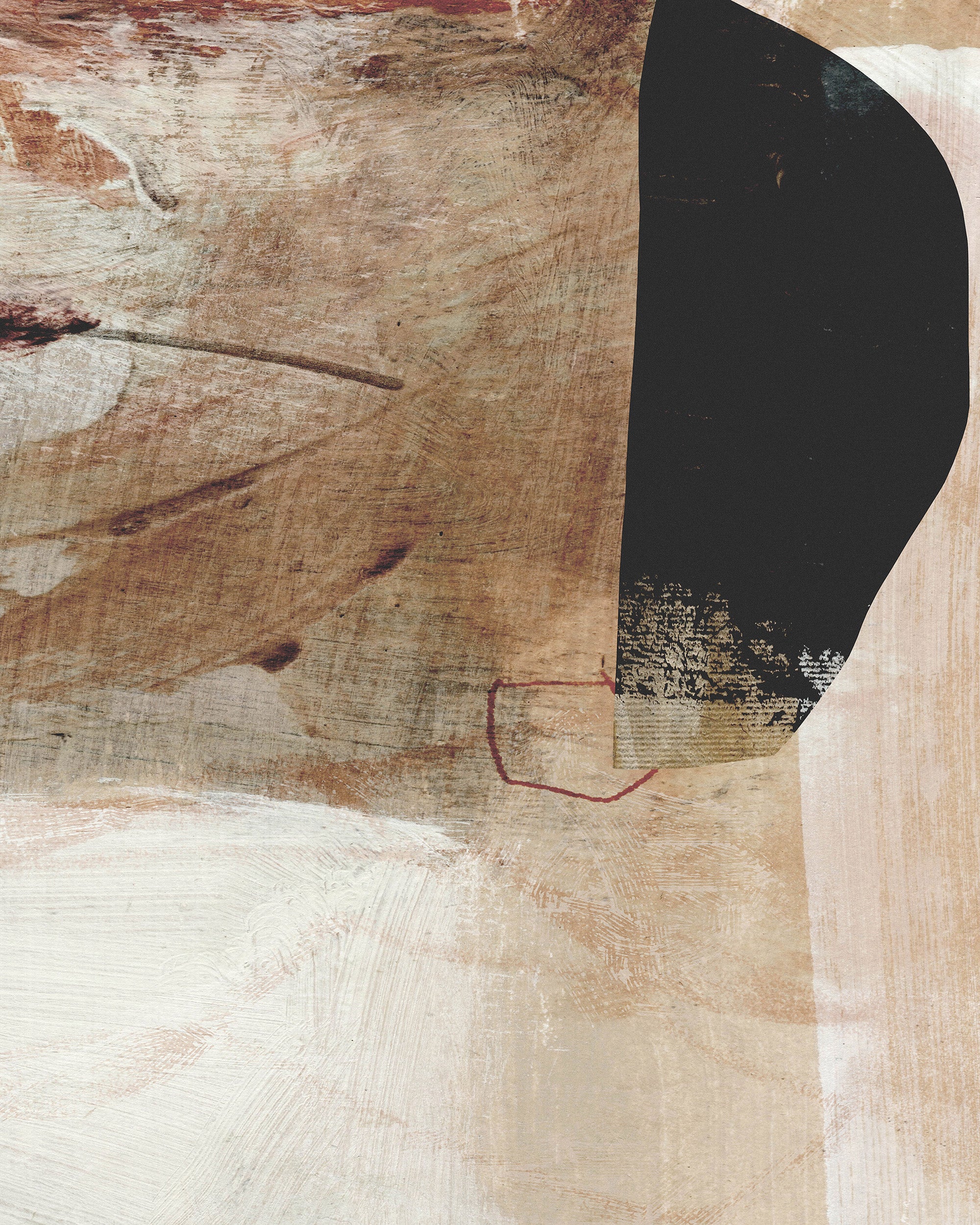 Dan Hobday - Earth Layers No3 Print