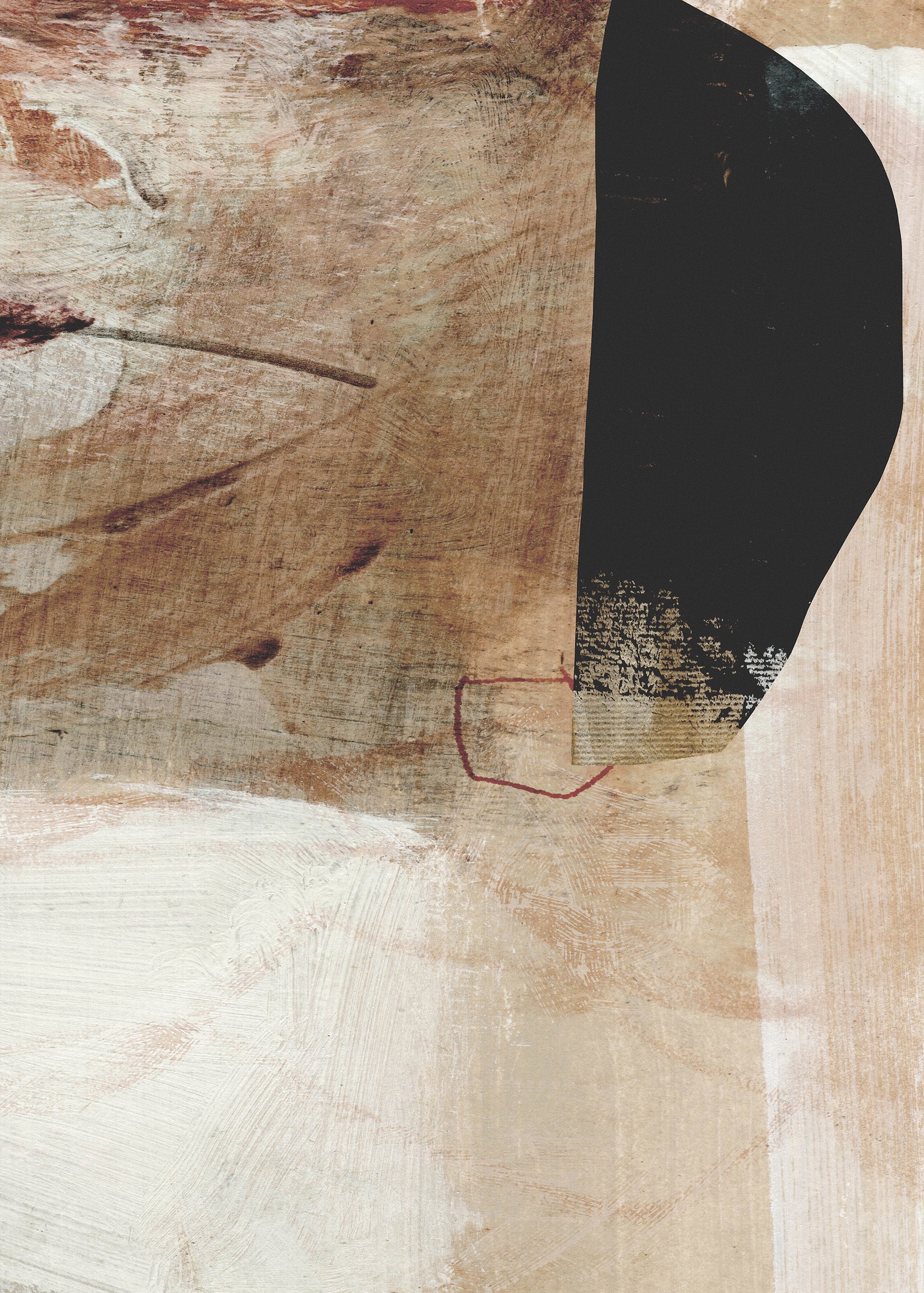 Dan Hobday - Earth Layers No3 Print