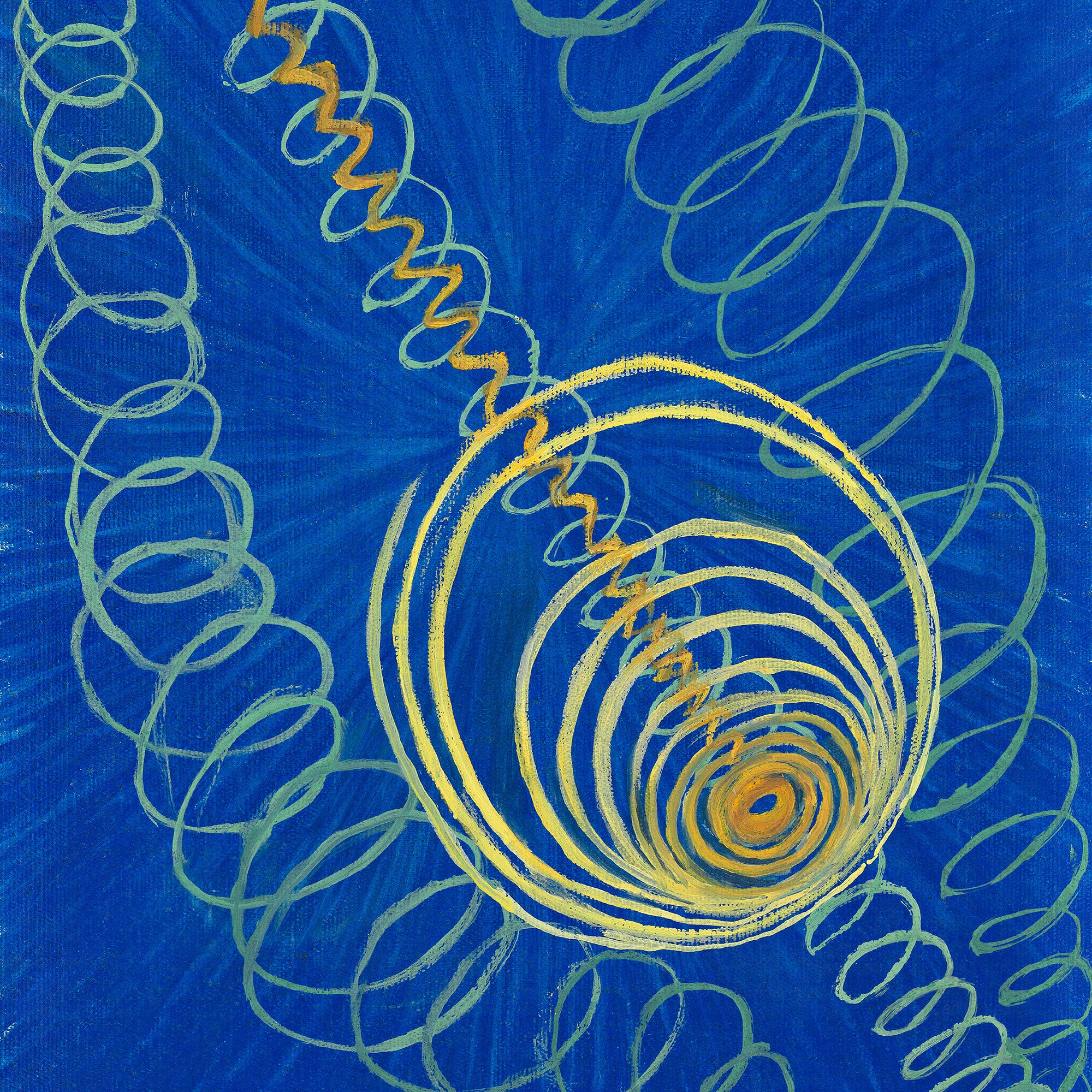 Print - Primordial Chaos, No.16 by Hilma af Klint