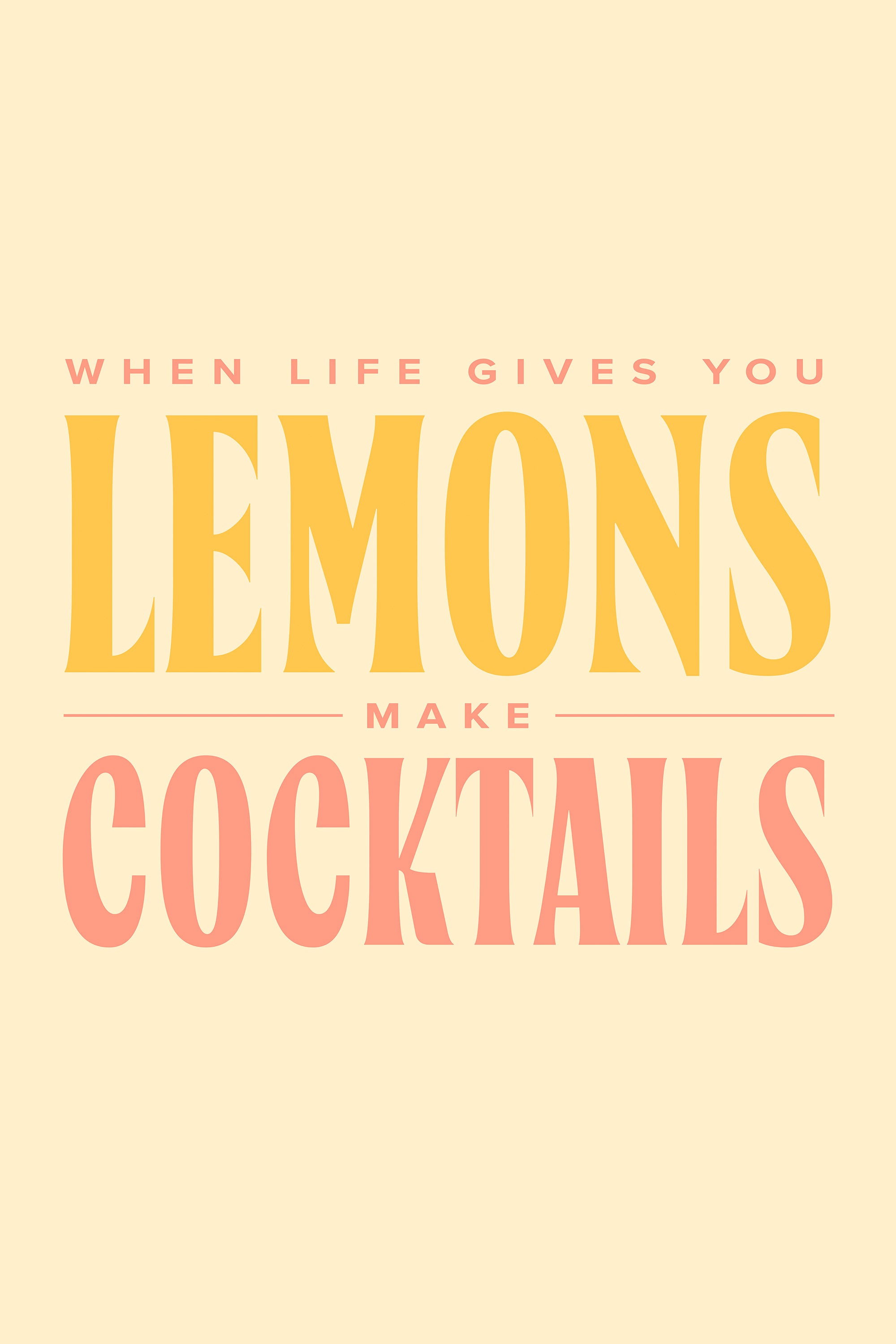 Make Cocktails Print