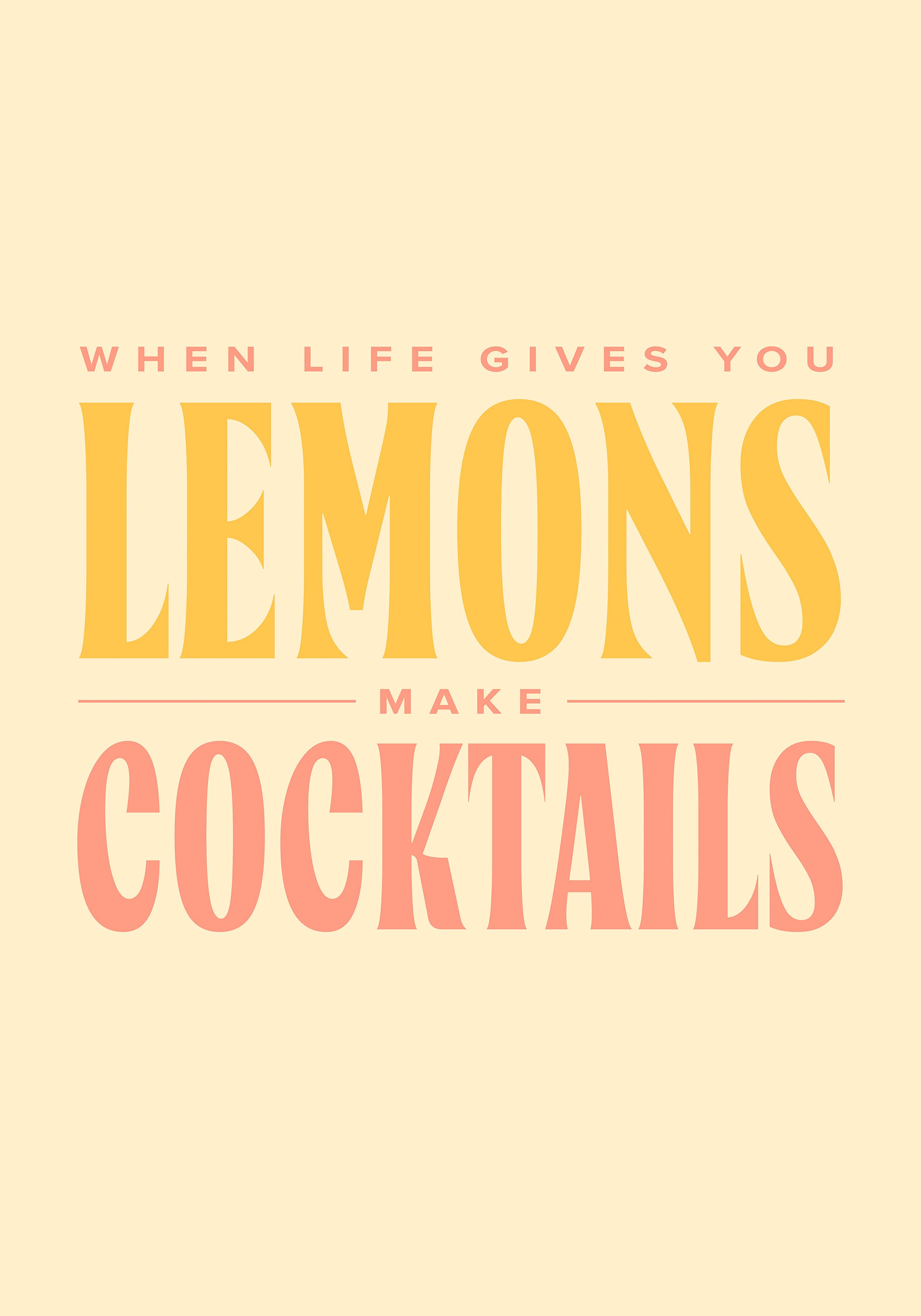Make Cocktails Print