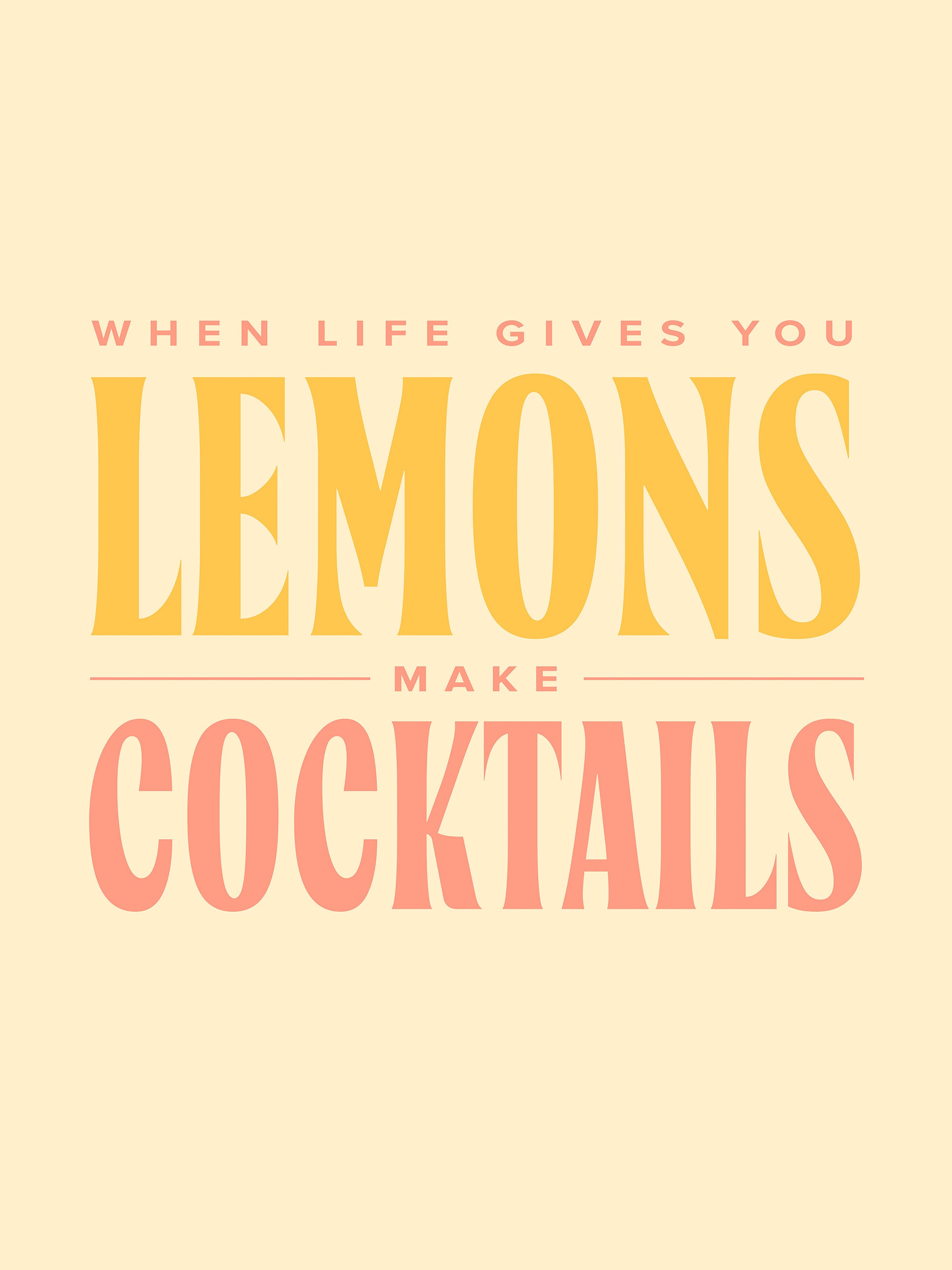 Make Cocktails Print