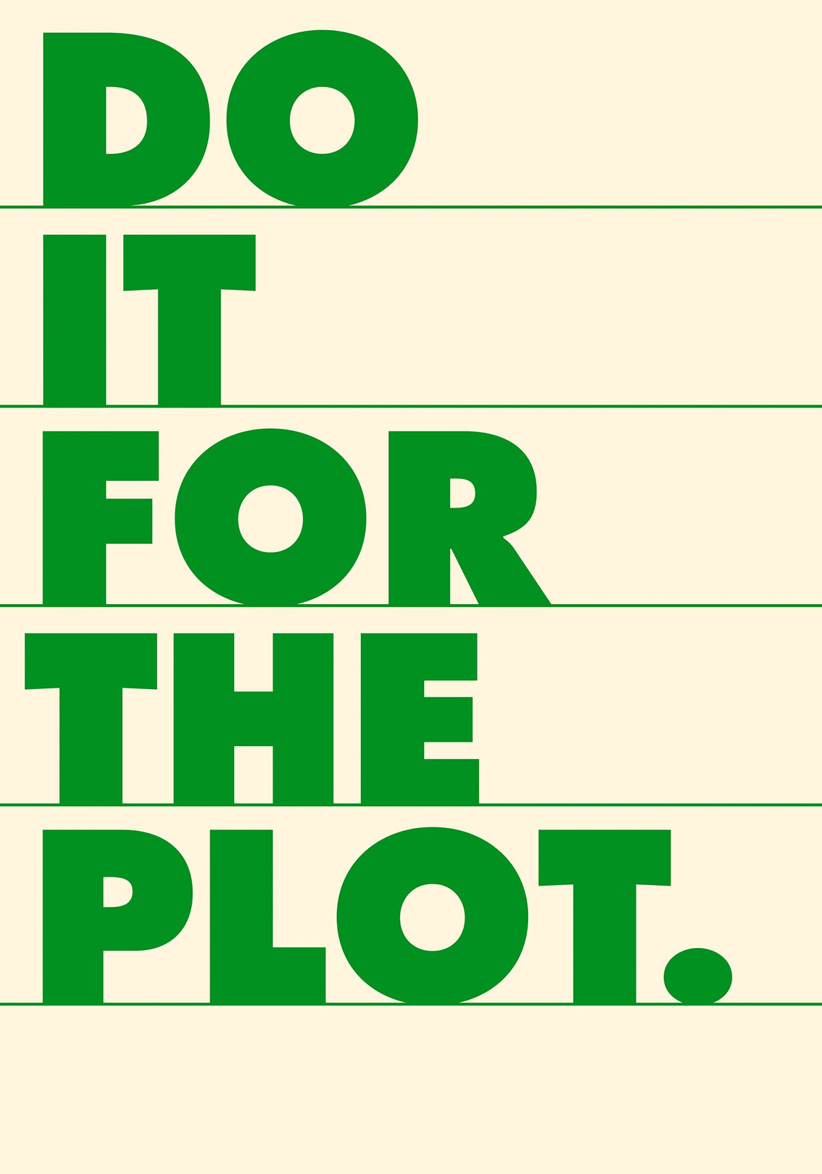 For the Plot Print